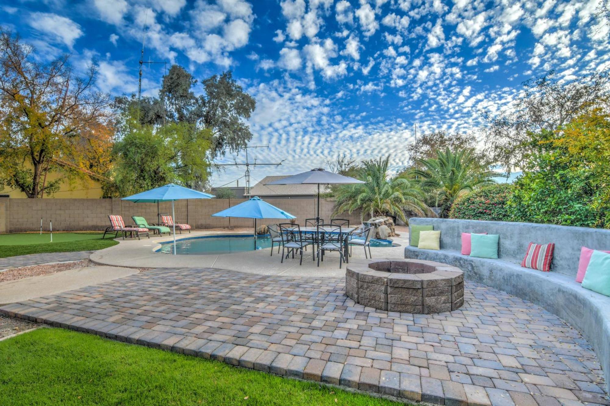 הוילה Route 66 Oasis In Downtown Gilbert With Heated Pool & Mini Golf מראה חיצוני תמונה