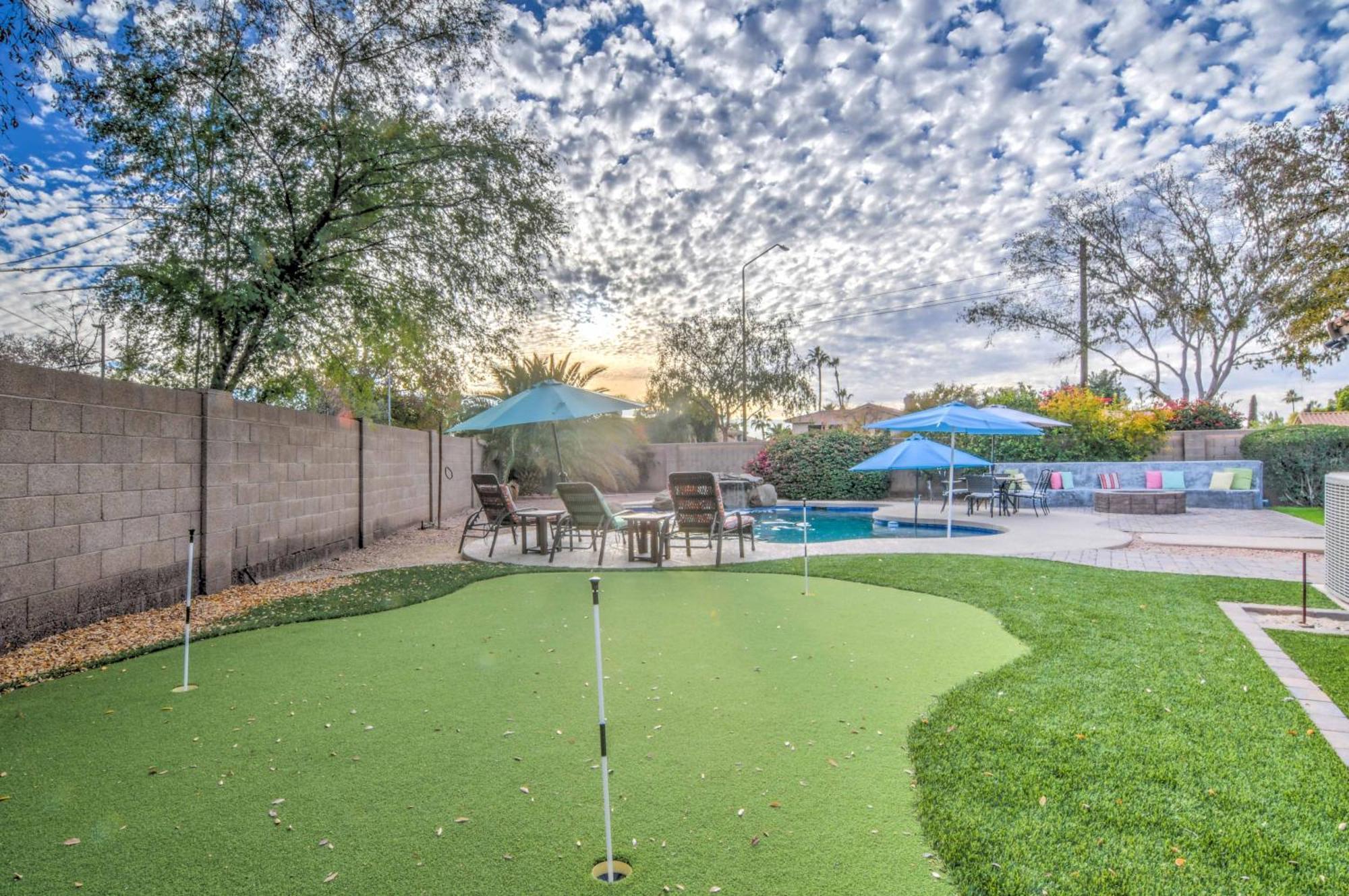 הוילה Route 66 Oasis In Downtown Gilbert With Heated Pool & Mini Golf מראה חיצוני תמונה